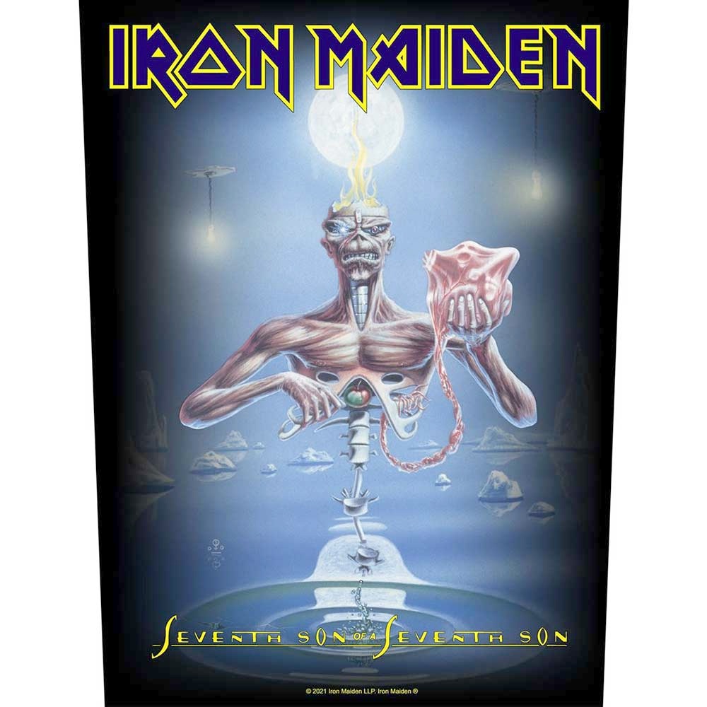 Iron Maiden - Seventh Son Rückenaufnäher - Schwarz